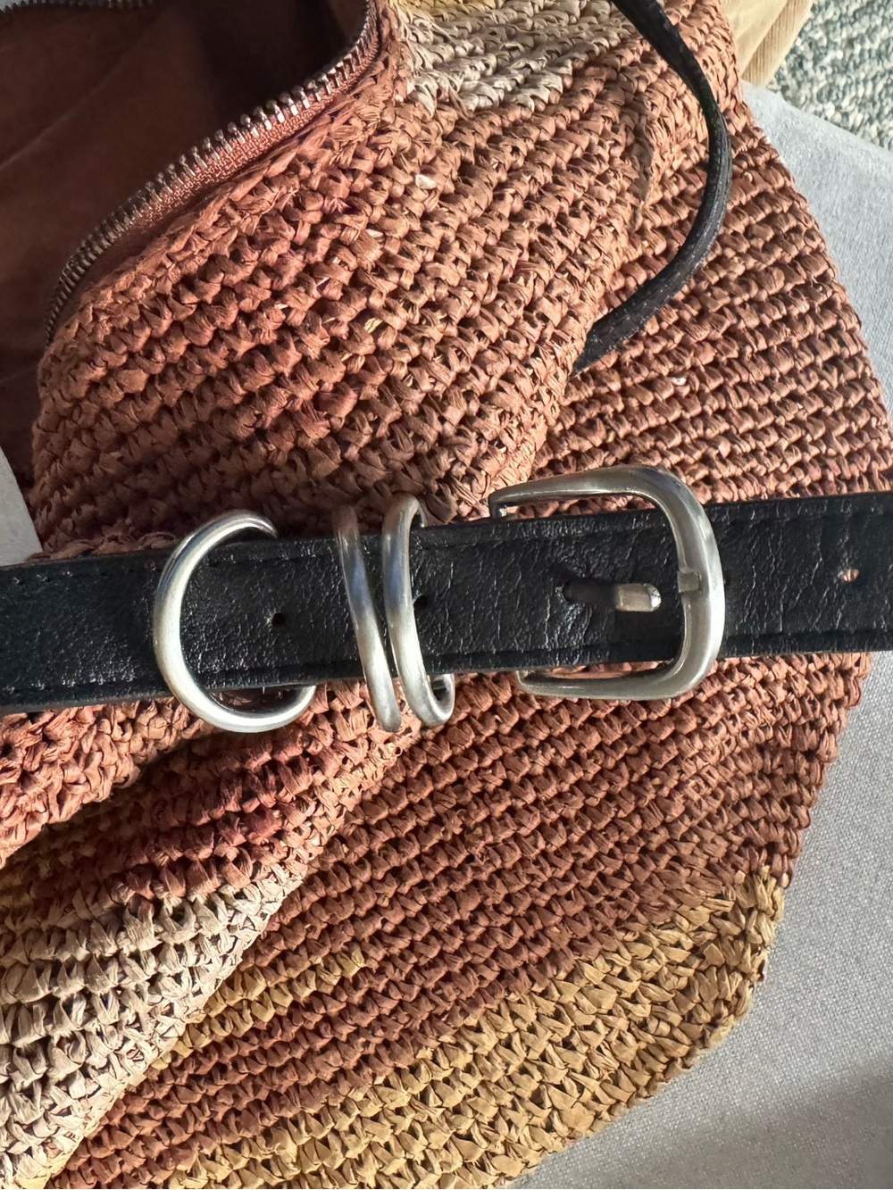 NWT Free People Santorini Straw Tote Bag - Picture 5 of 6